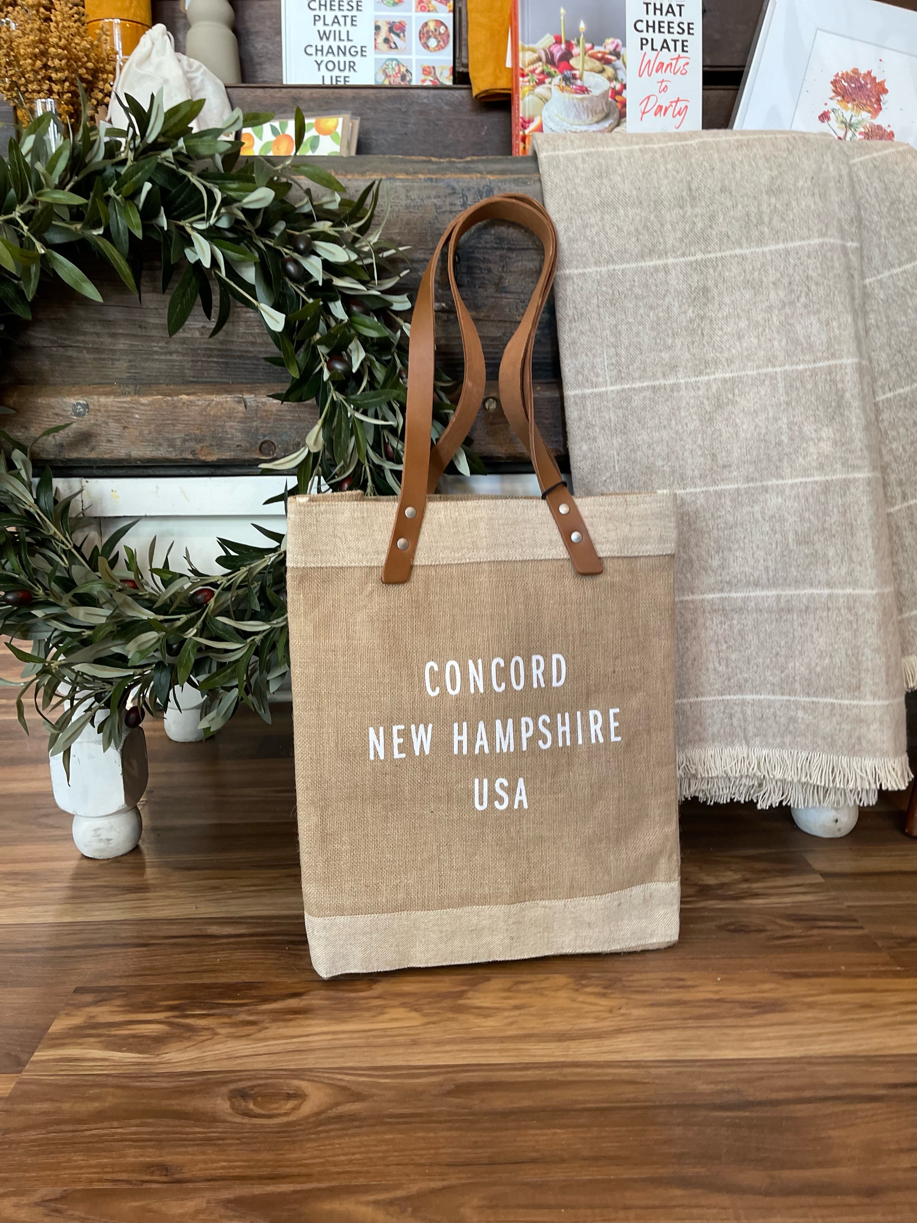 Concord New Hampshire USA Market Tote