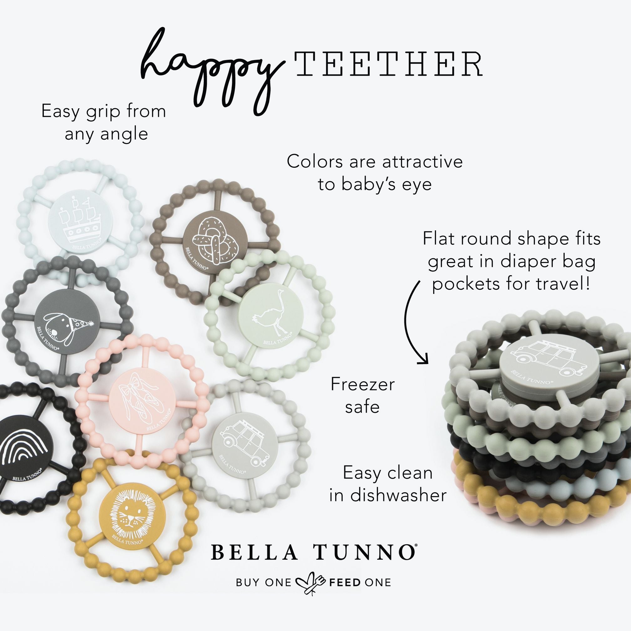 Bella Tunno 'Mad Love For Mama' Happy Teether