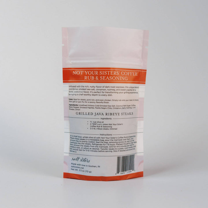 Not Your Sisters' Coffee Rub & Seasoning