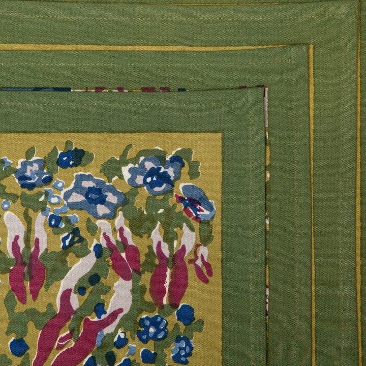 Jardin Blue & Vert | Placemats