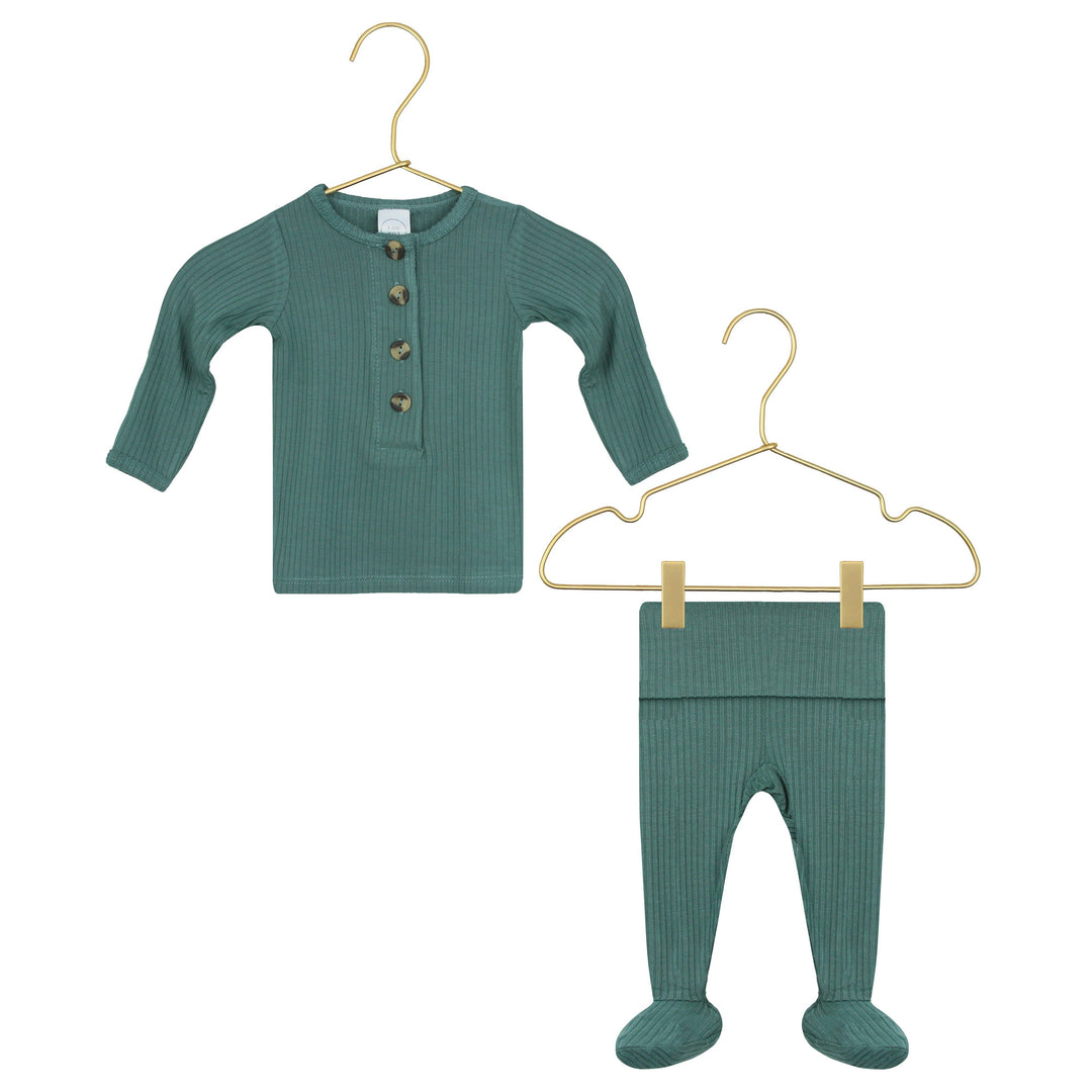 Lou Lou & Co Ribbed Top + Bottoms - "Pierce"