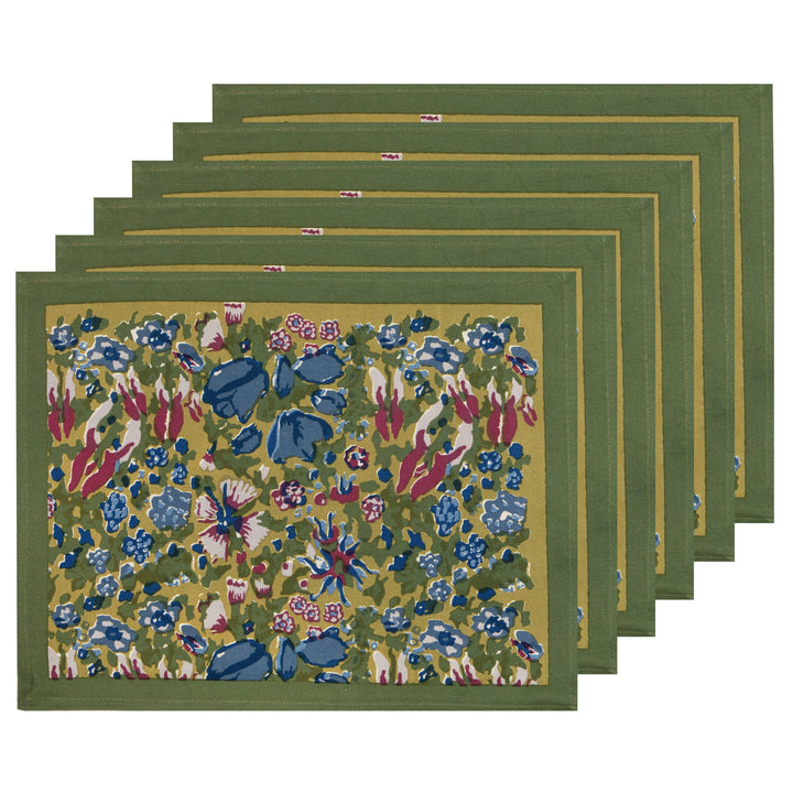 Jardin Blue & Vert | Placemats