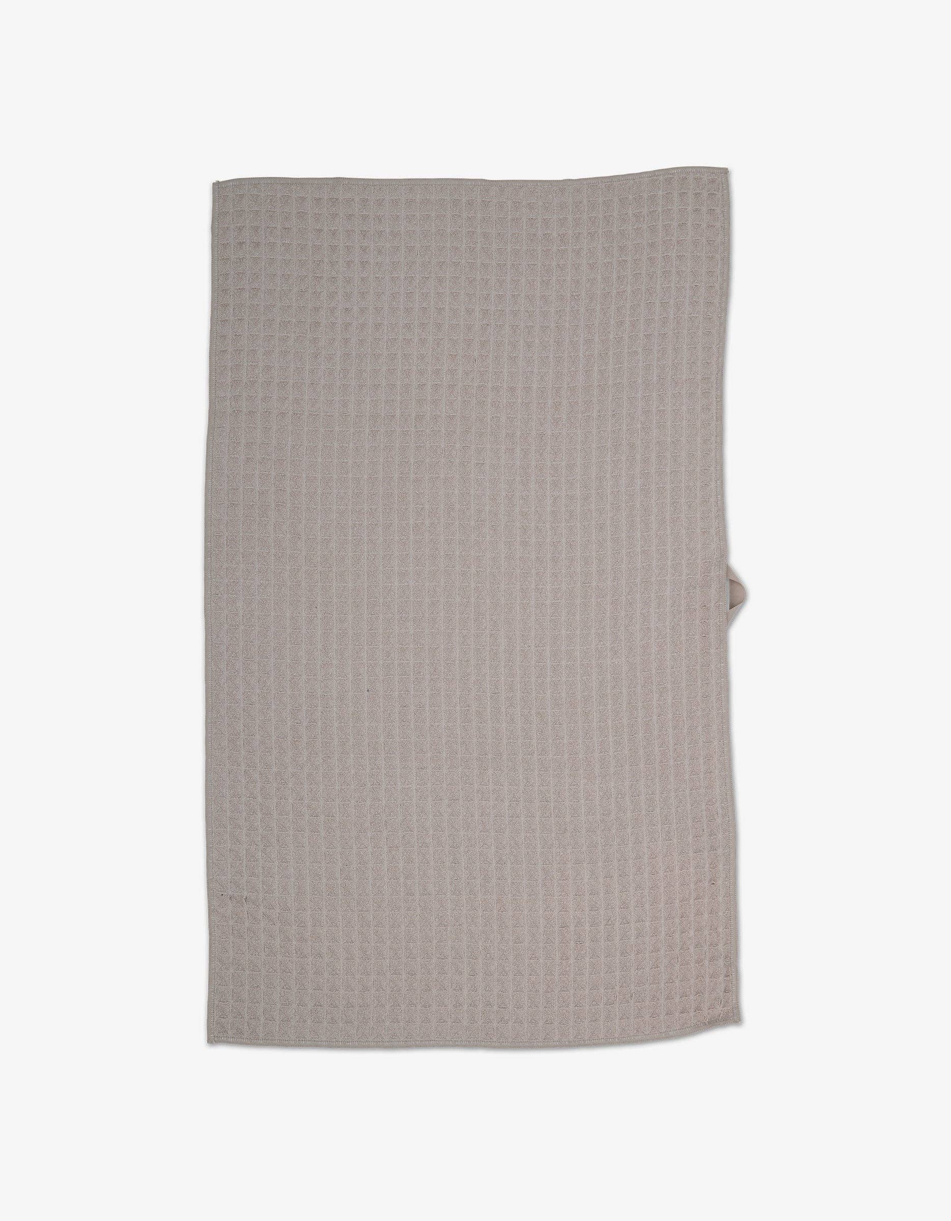 Geometry 'Taupe' Waffle Hand Towel