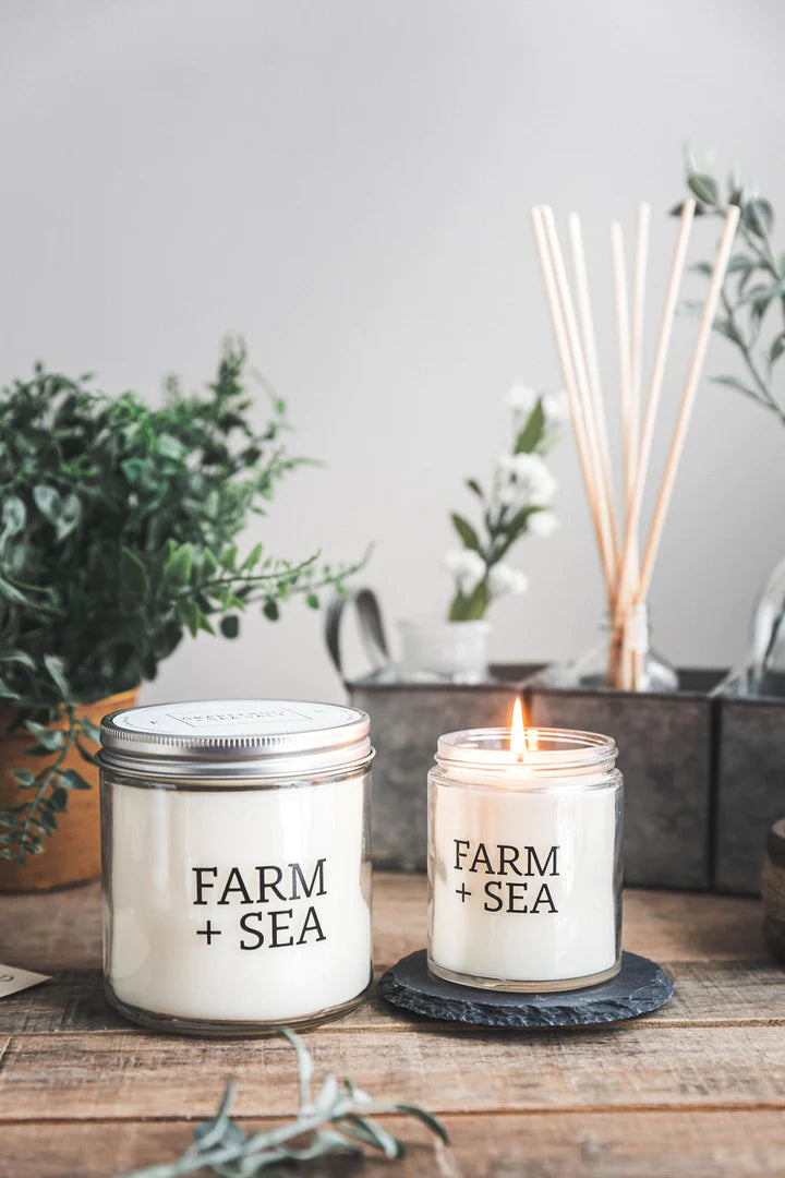 Farm + Sea Candle - Grapefruit + Sea Salt