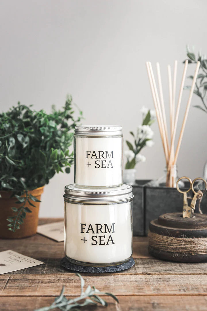 Farm + Sea Candle - Grapefruit + Sea Salt