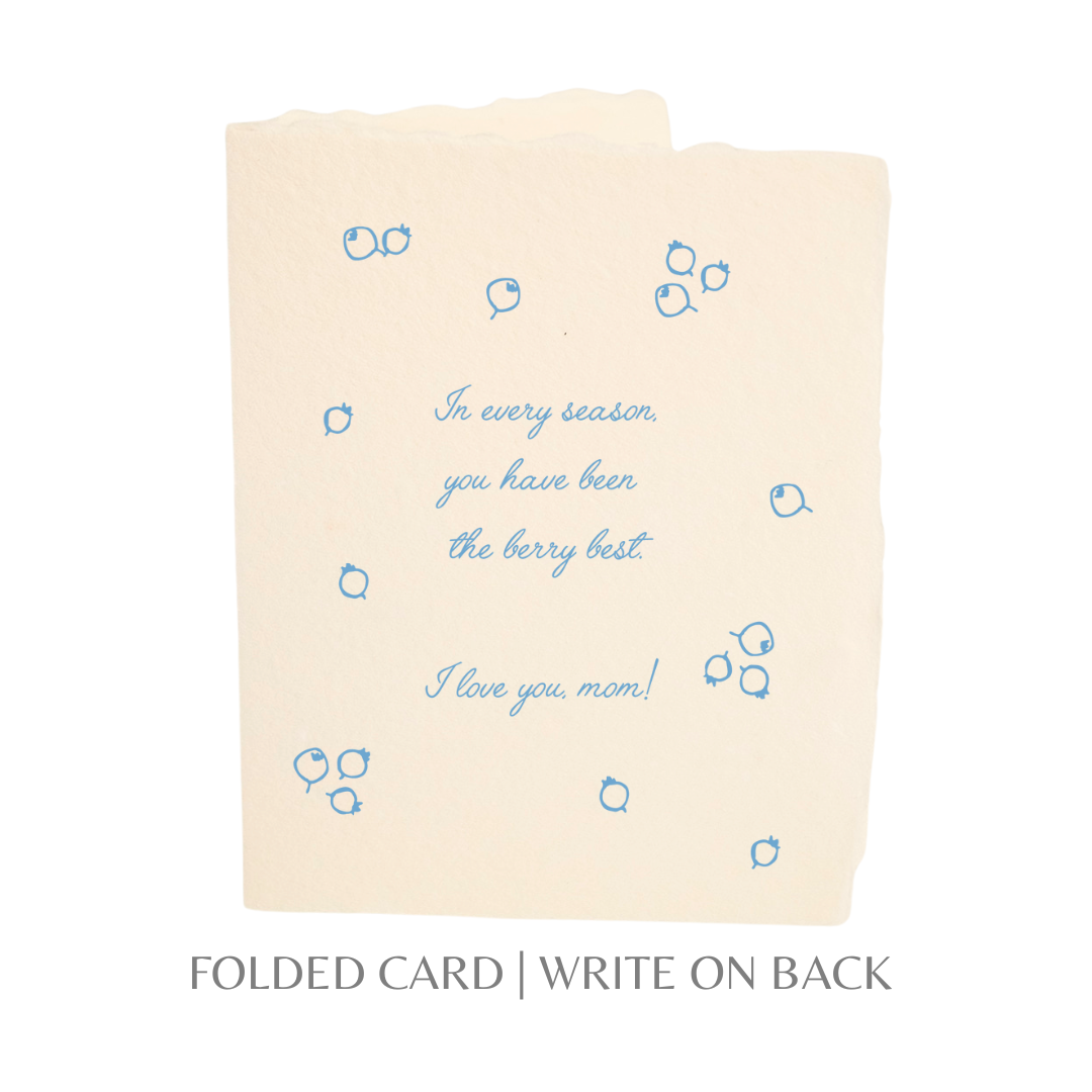 Berry Best Mom | Eco-Friendly Mother's Day Greeting Card