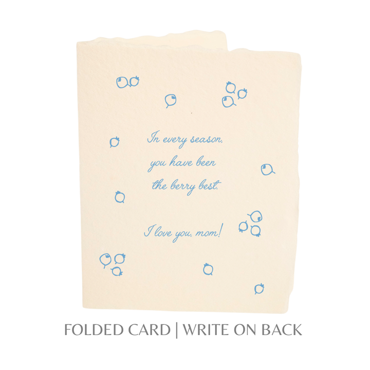 Berry Best Mom | Eco-Friendly Mother's Day Greeting Card