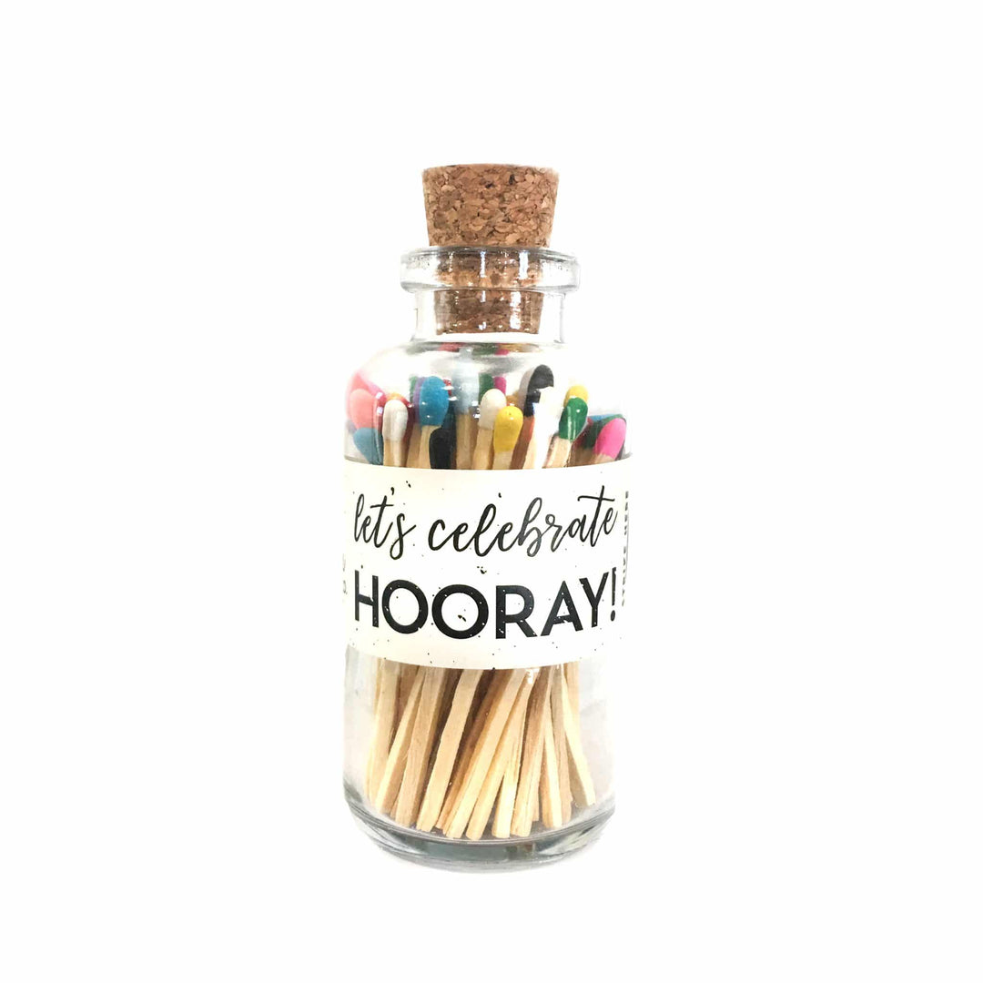 Mini Apothecary Vintage Matches - Let's Celebrate HOORAY
