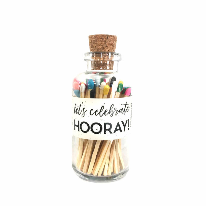 Mini Apothecary Vintage Matches - Let's Celebrate HOORAY