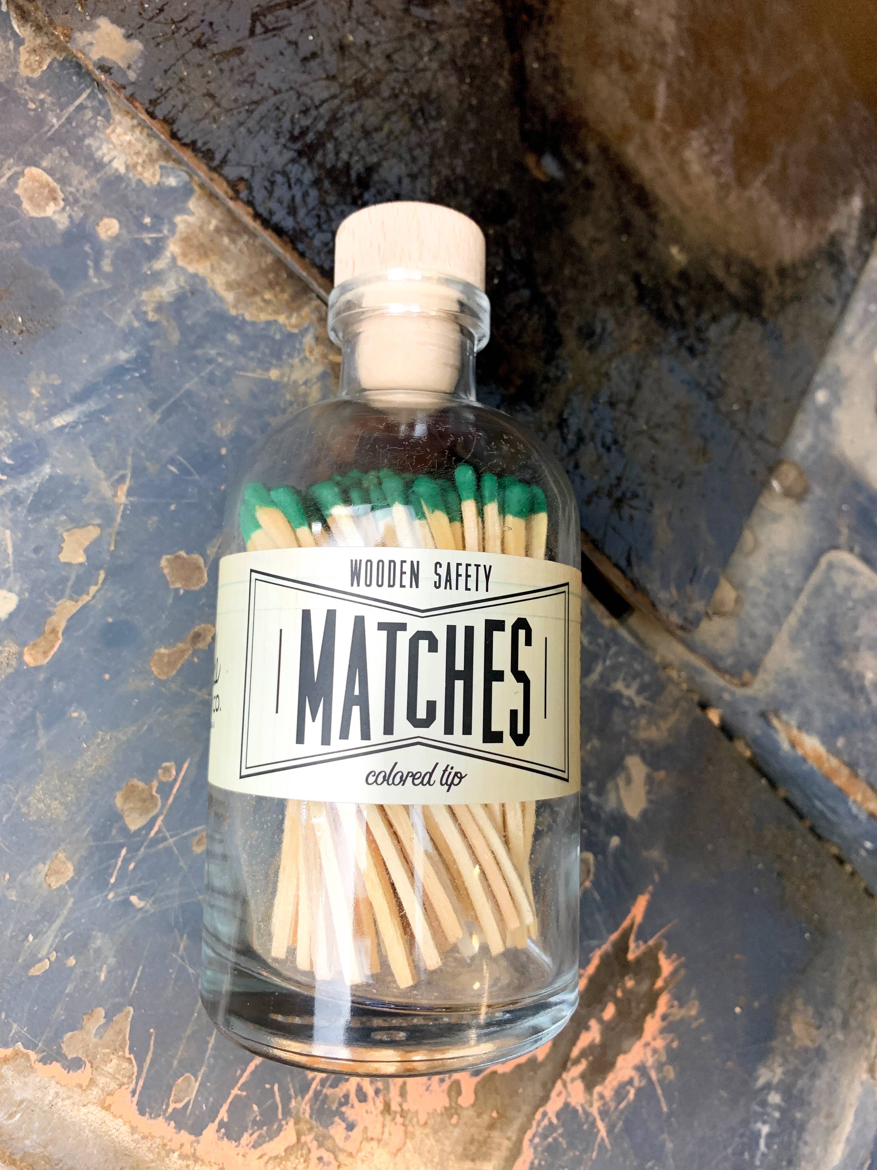 Vintage Apothecary Green Matches