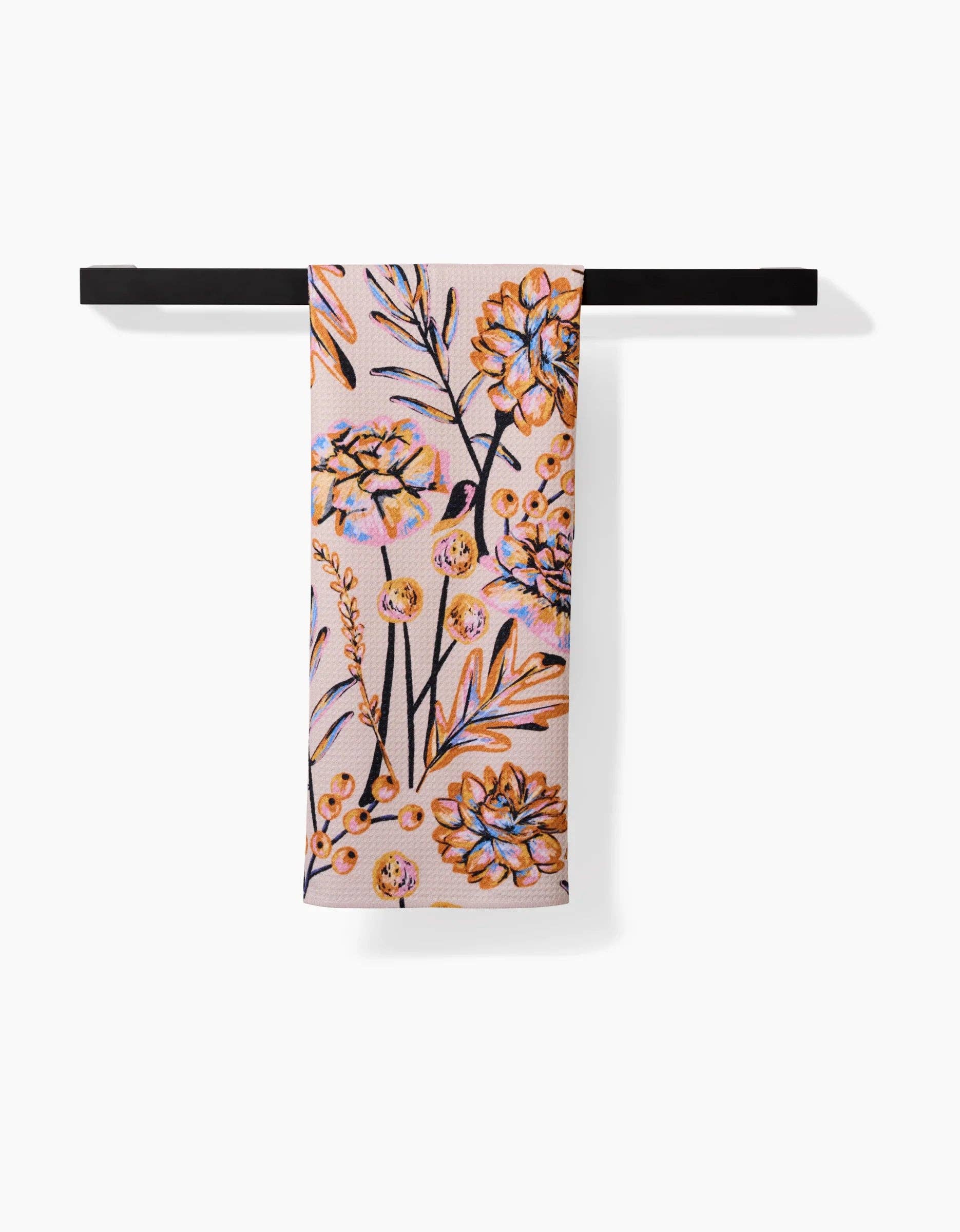 Geometry 'Autumn Bouquet' Kitchen Tea Towel