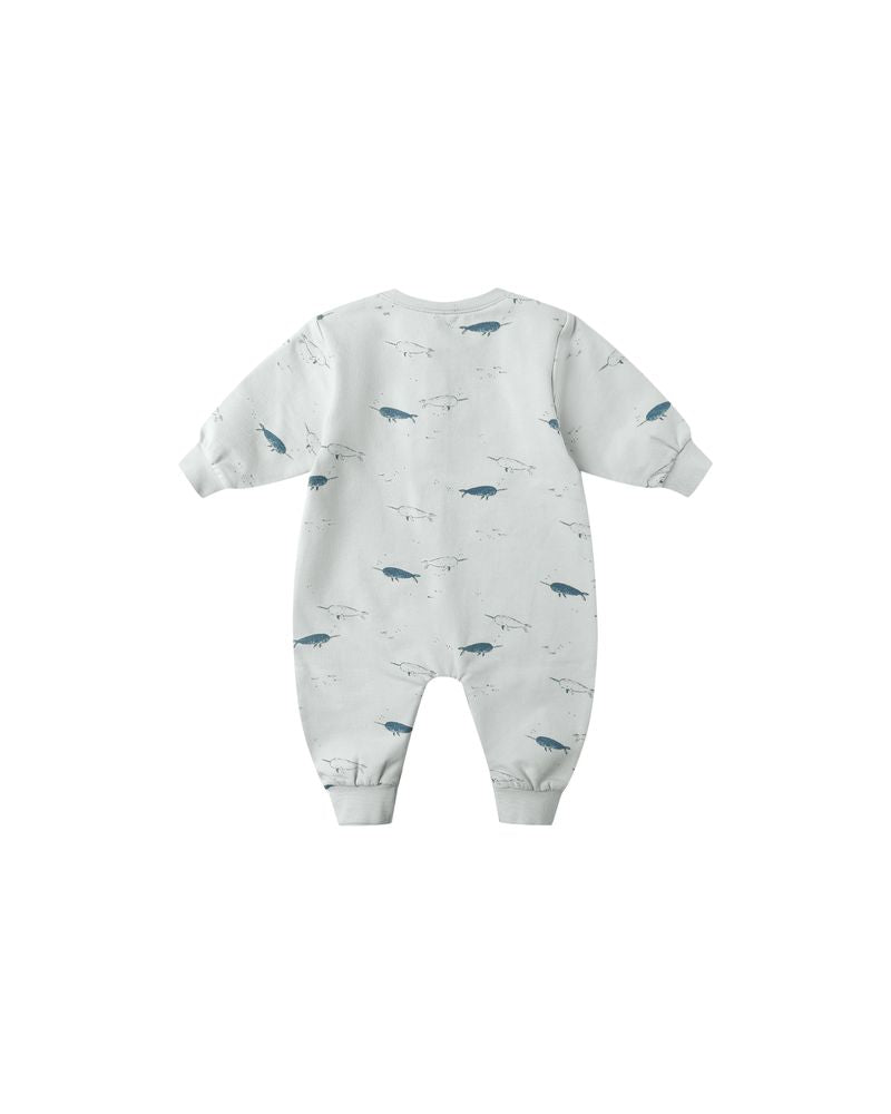 Quincy Mae Relaxed Fleece Jumpsuit | Narwhals