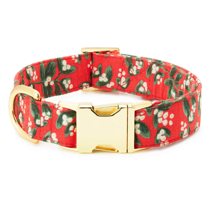 Foggy Dog Rifle Paper Co. x TFD 'Mistletoe' Dog Collar