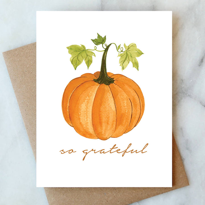 Pumpkin So Grateful Thank You | Thank You