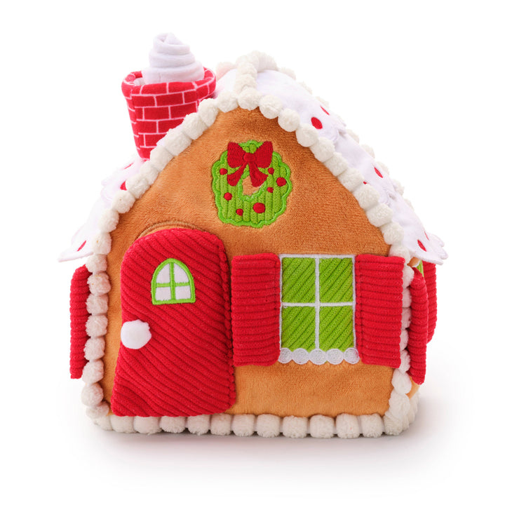 Foggy Dog 'Gingerbread House' Interactive Snuffle Holiday Dog Toy