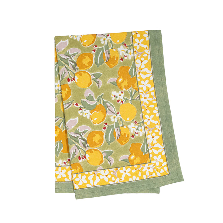 Citron Vert & Yellow Tea Towels 20x30