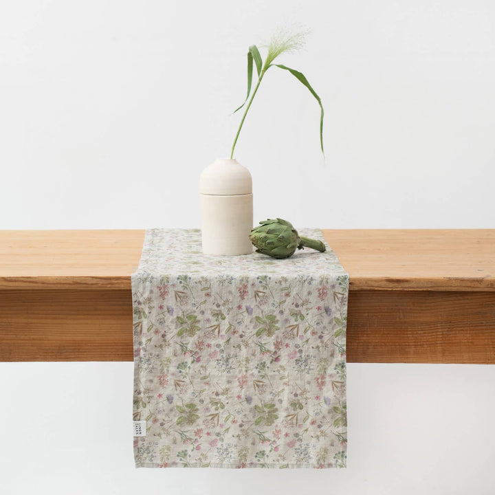 Botany Lightweight Linen Table Runner