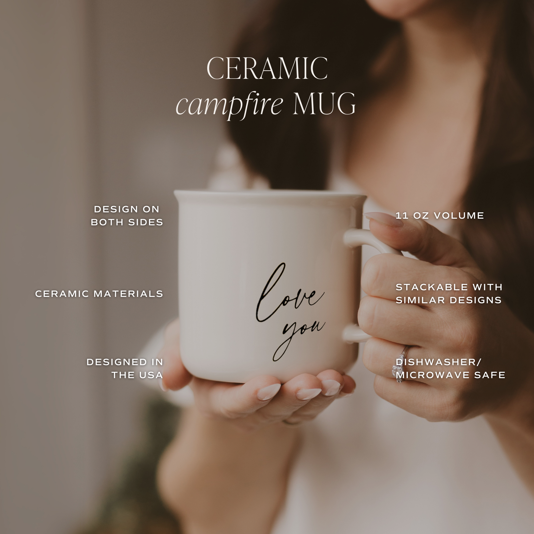 *NEW* Mama 11oz Campfire Coffee Mug - Home Decor & Gifts