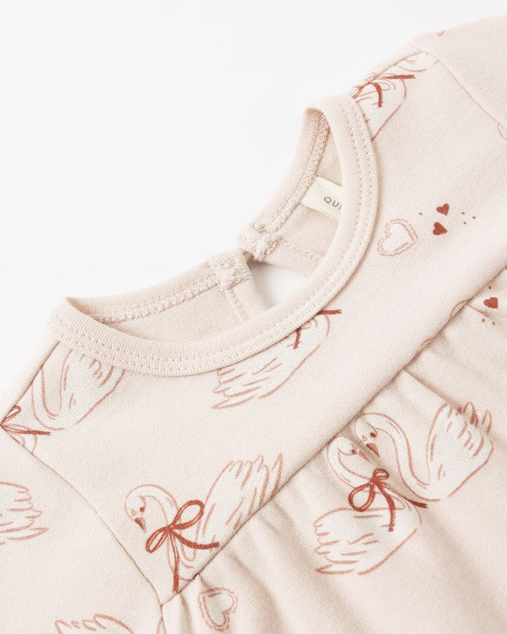 Quincy Mae Tiered Jersey Dress || Swans