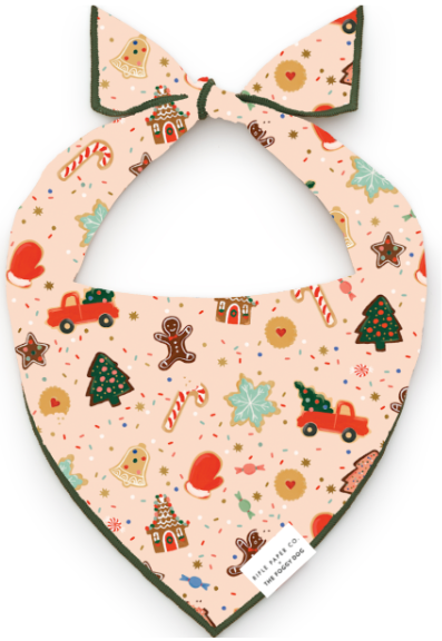 Foggy Dog RPC x TFD 'Holiday Cookies' Dog Bandana