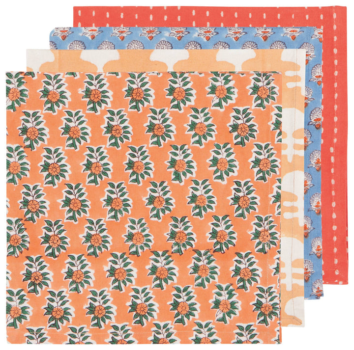 Gather Block Print Napkins Set of 4
