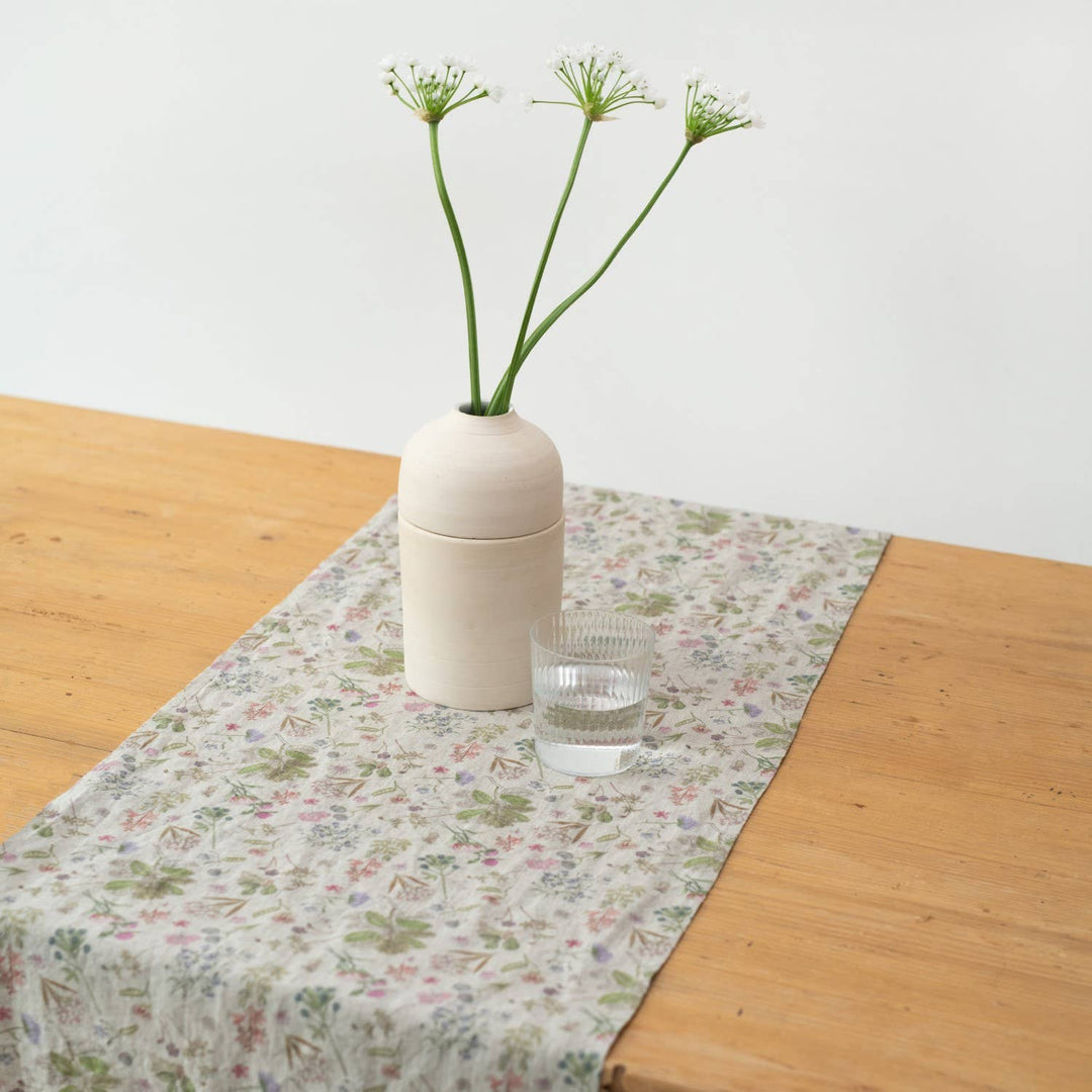 Botany Lightweight Linen Table Runner