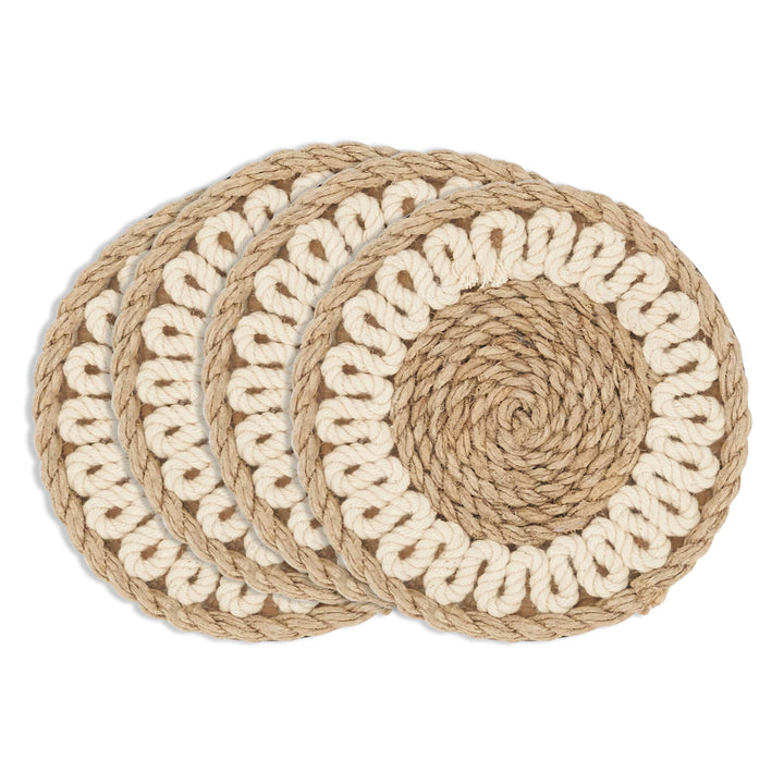 Knotwork Rope Coaster, Set of 4