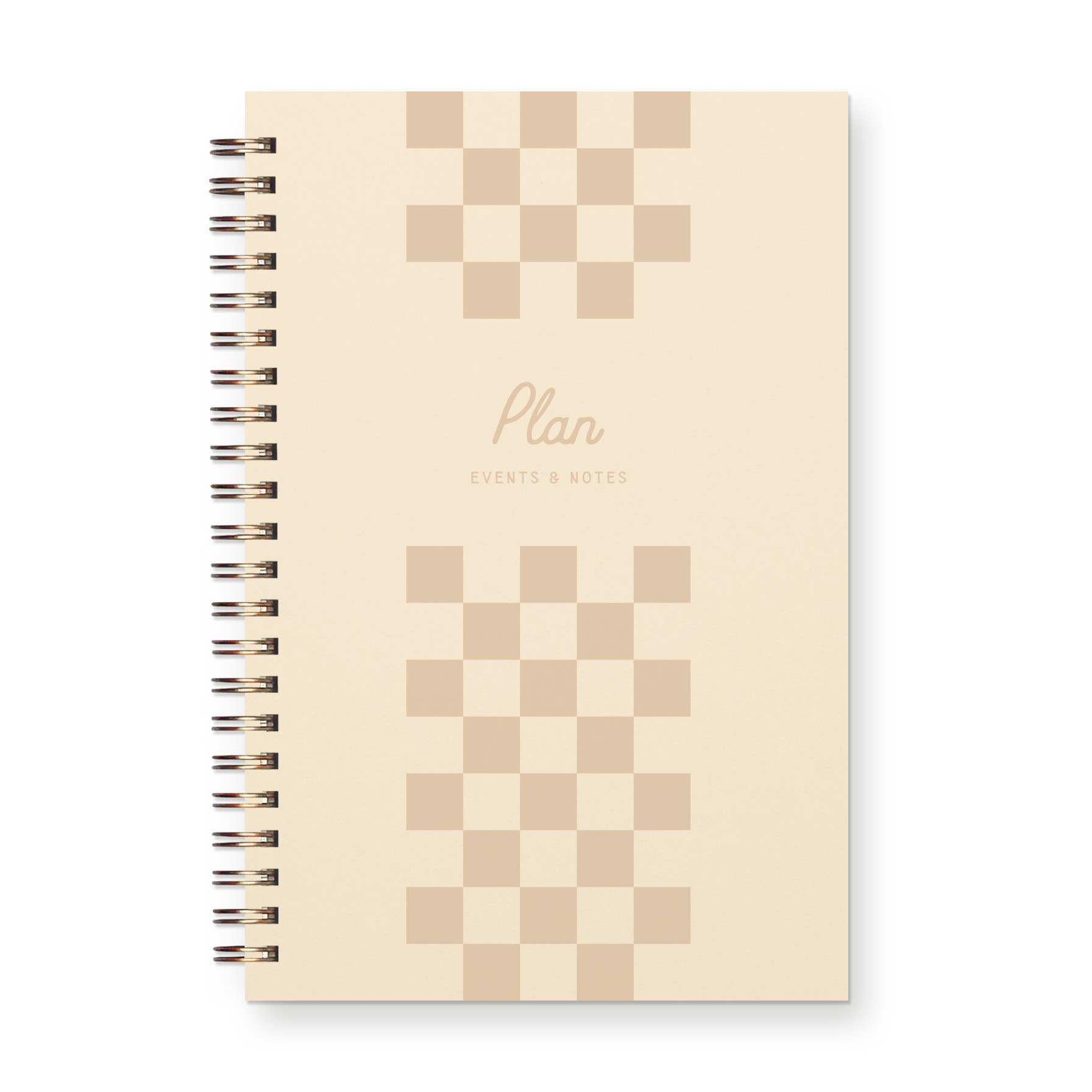 Checkerboard Undated Weekly Planner Journal