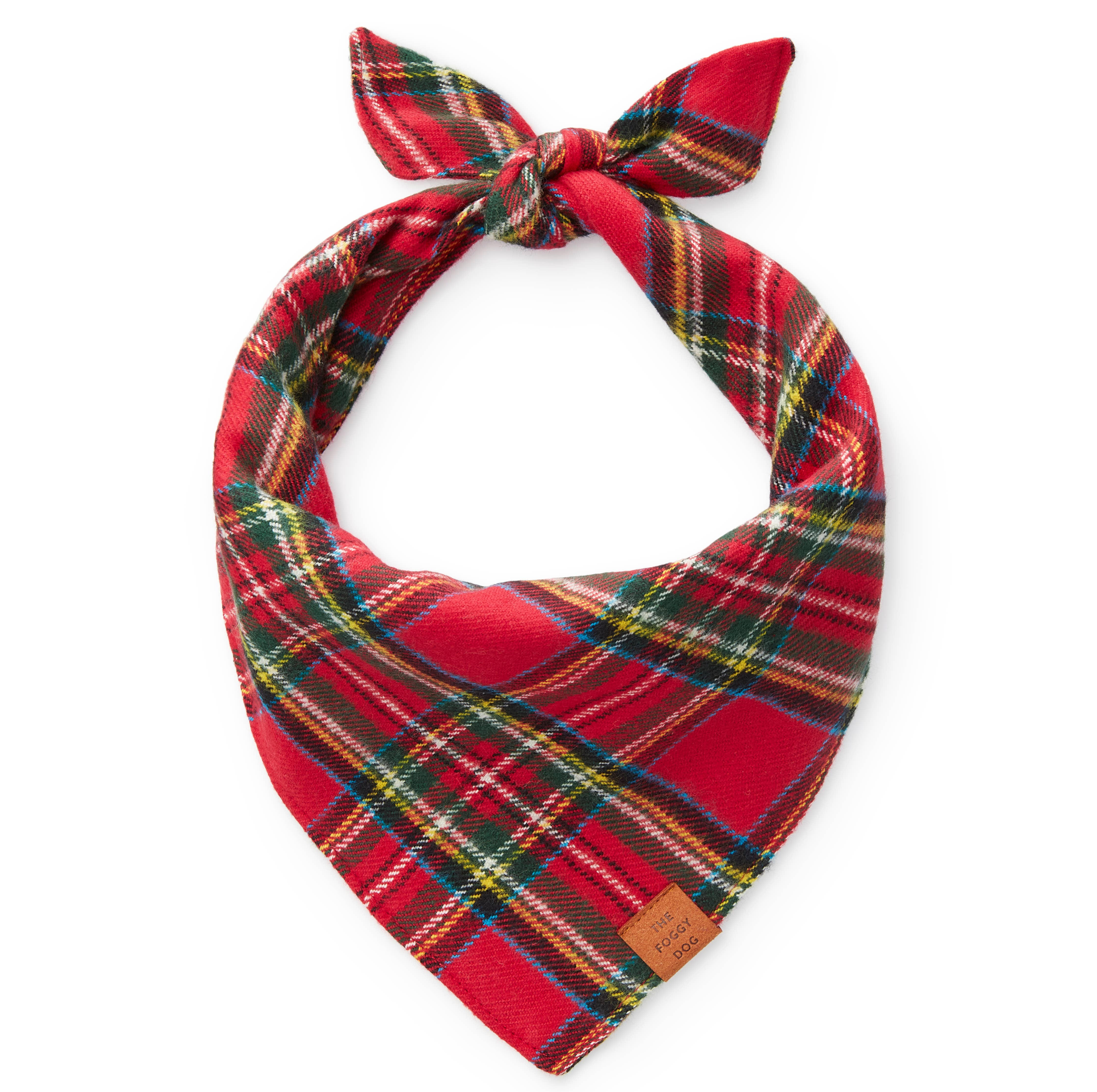 Foggy Dog 'Tartan Plaid' Flannel Holiday Dog Bandana