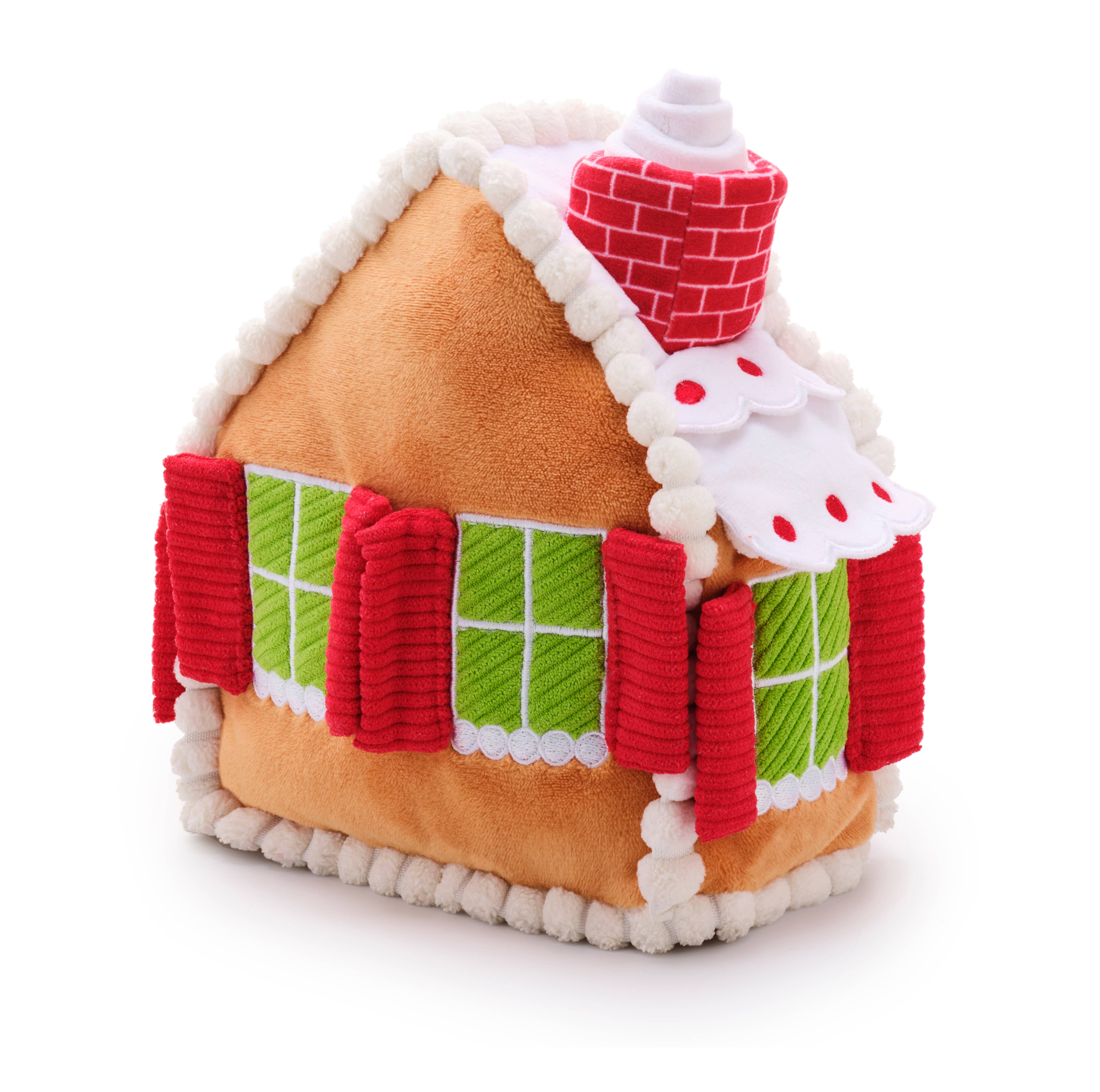 Foggy Dog 'Gingerbread House' Interactive Snuffle Holiday Dog Toy