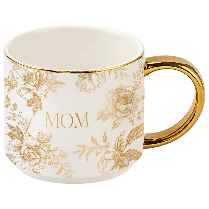Gold Mom Coffee Mug - Spring & Mother's Day Gifts