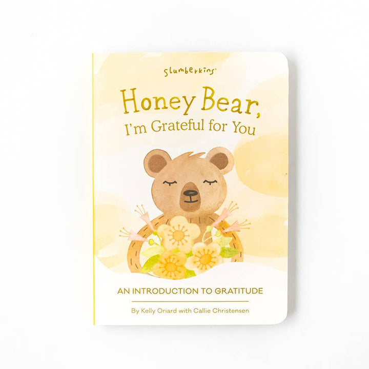 Honey Bear's Gratitude Plush Snuggler Set - with 2 books!