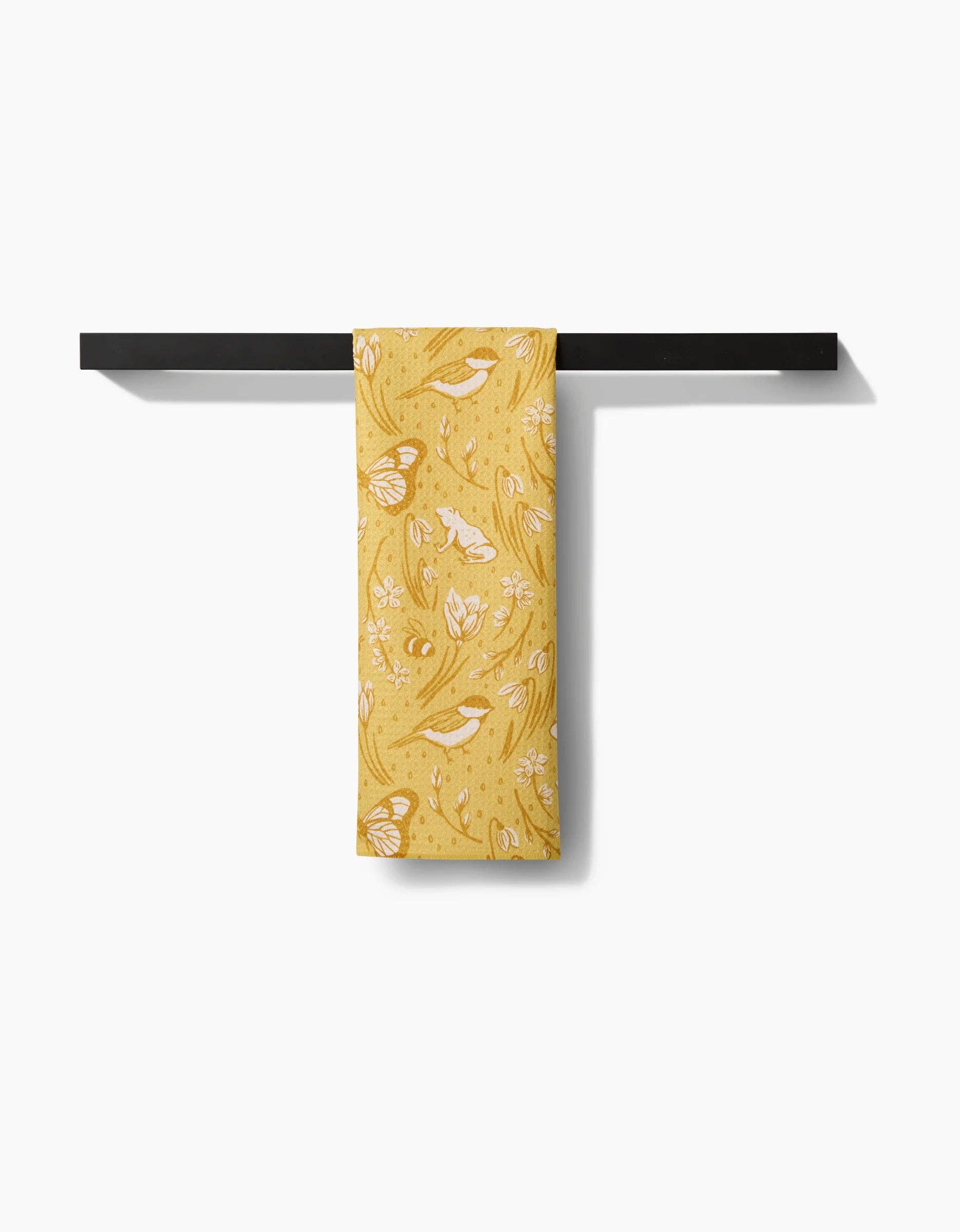 Signs of Spring Tea Towel