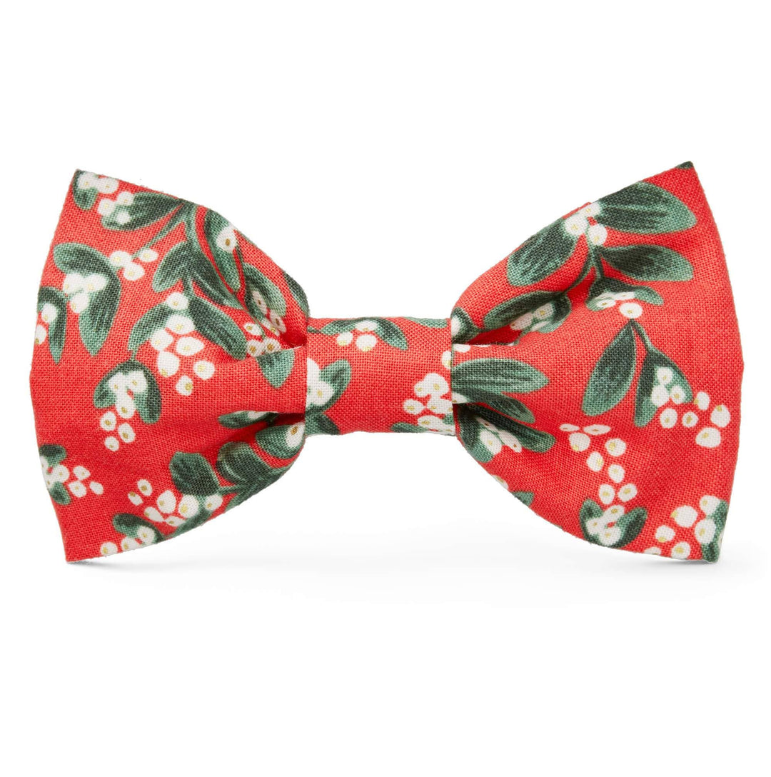 Foggy Dog Rifle Paper Co. x TFD 'Mistletoe' Dog Bow Tie