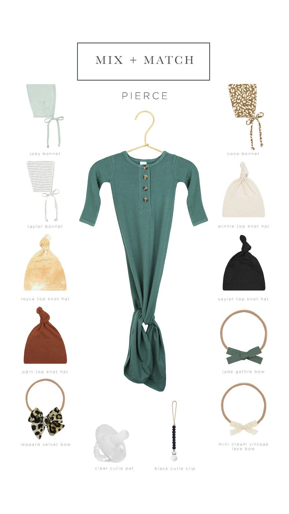 Lou Lou & Co Ribbed Top + Bottoms - "Pierce"