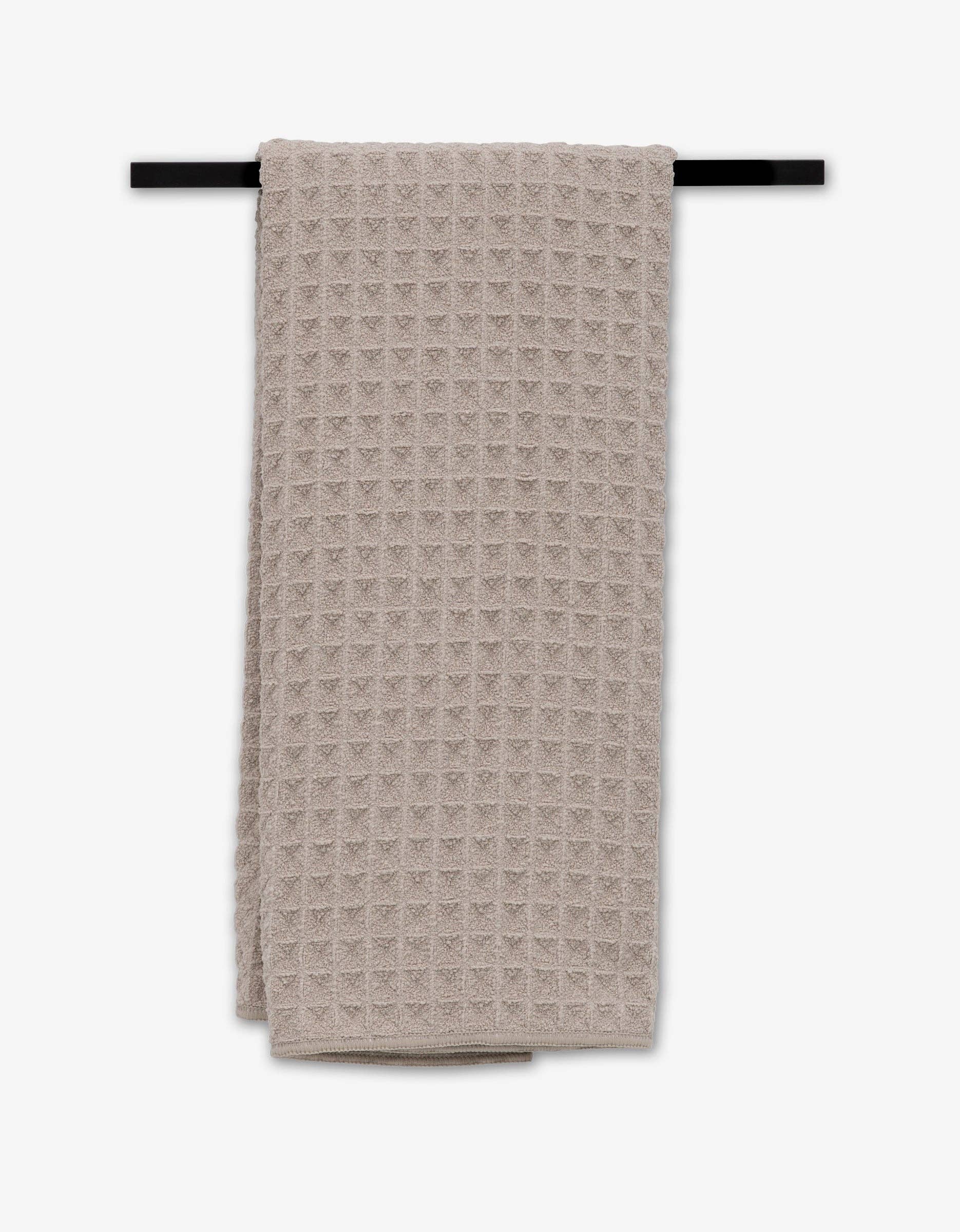 Geometry 'Taupe' Waffle Hand Towel