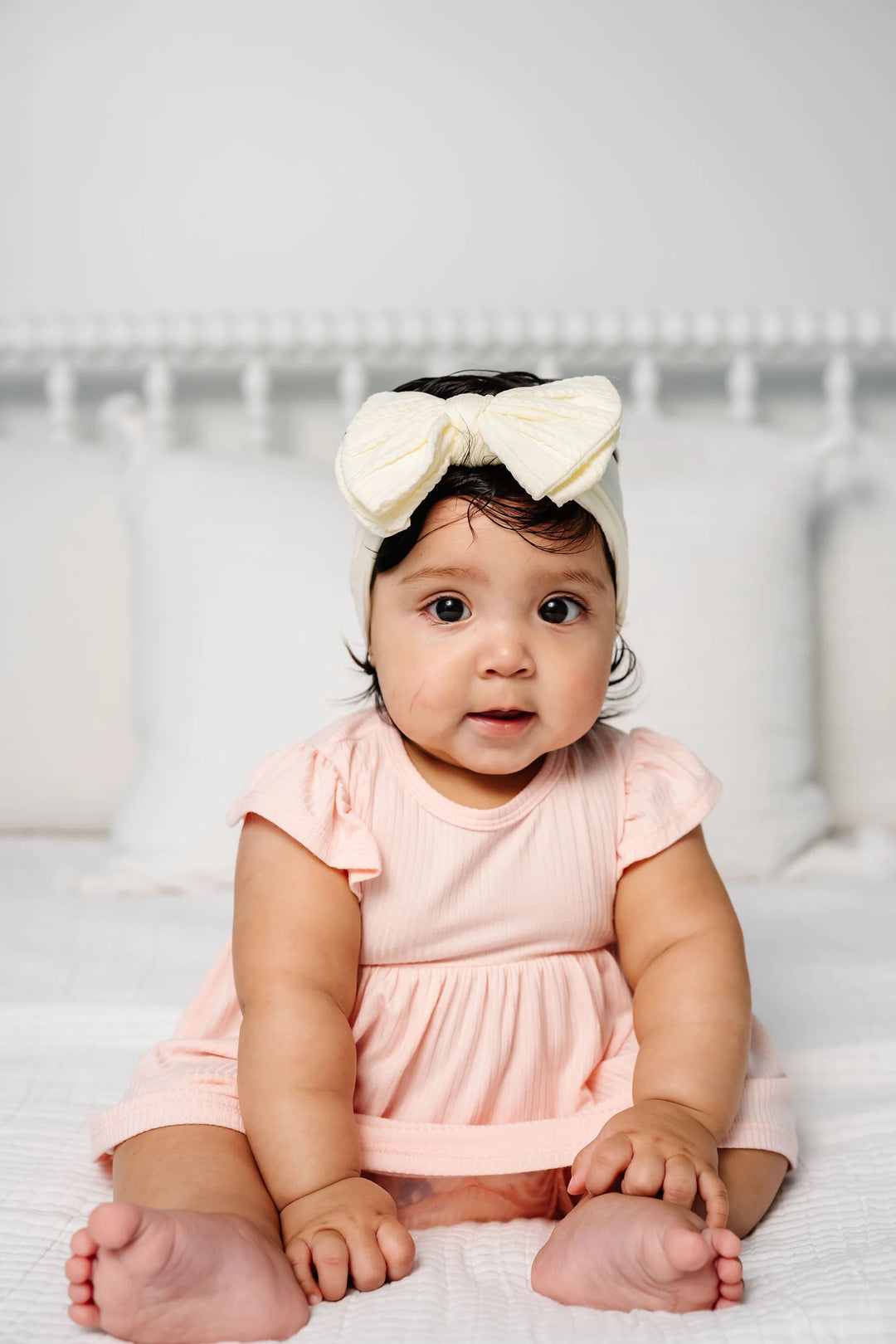 Lou Lou & Co Cable Knit Headband - "Buttercream"