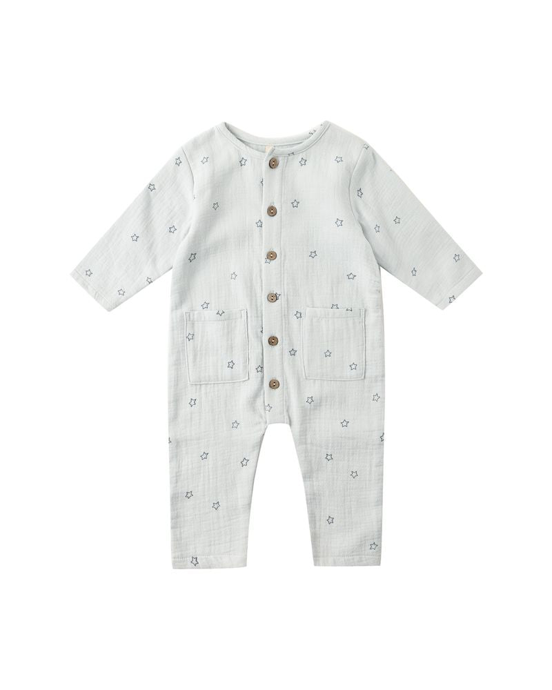 Quincy Mae Pocketed Woven Jumpsuit ||Twinkle