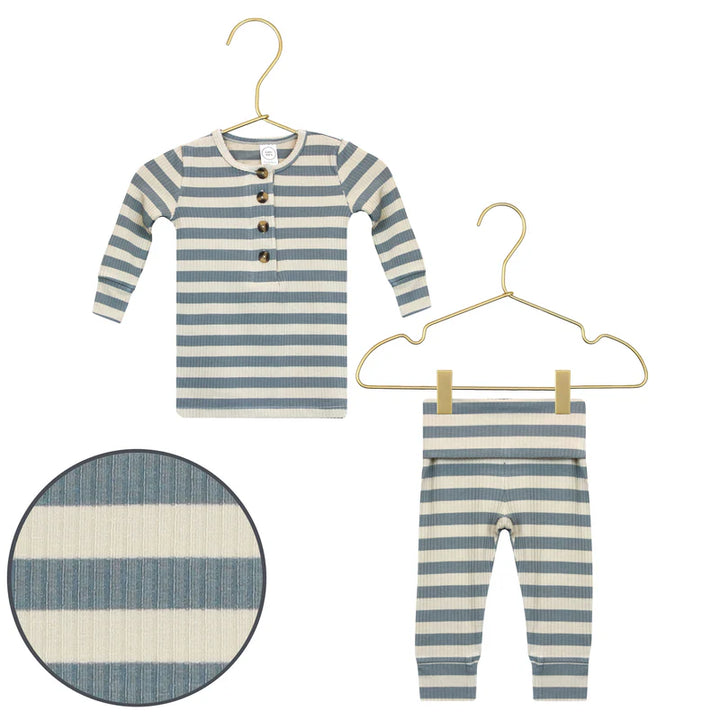 Lou Lou & Co Ribbed Top + Bottoms - "Lincoln"