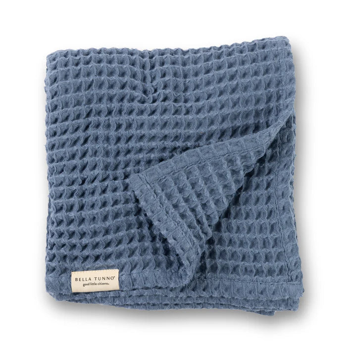 Bella Tunno Waffle Baby Blanket Rain