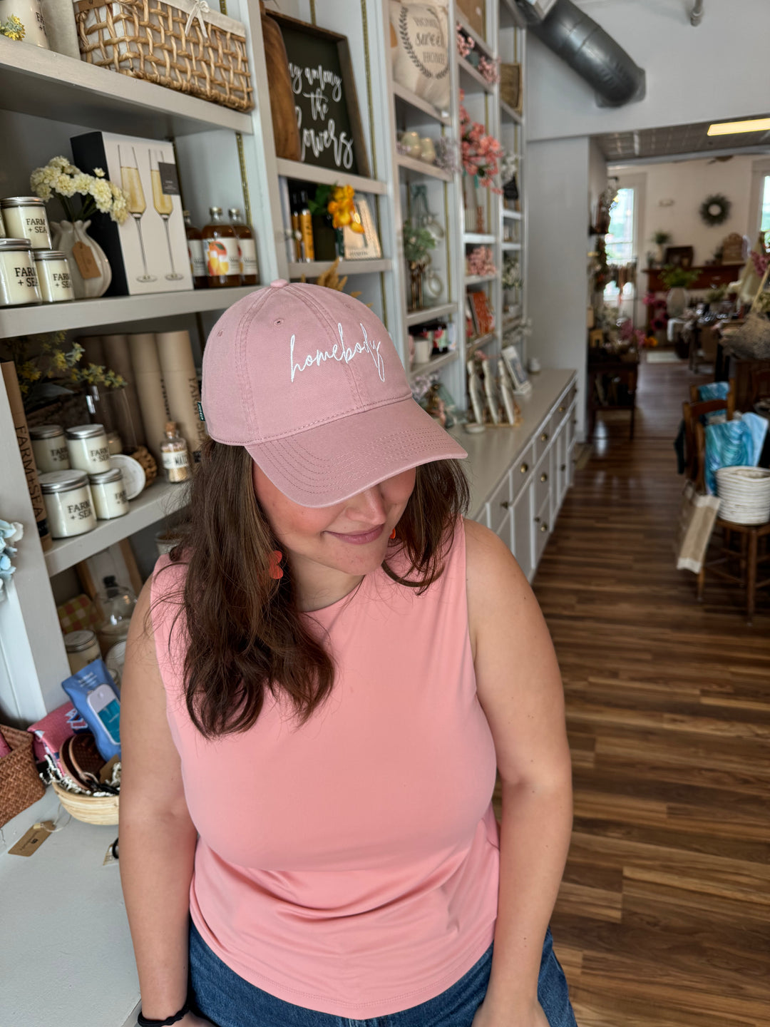Homebody Pink Ball Cap