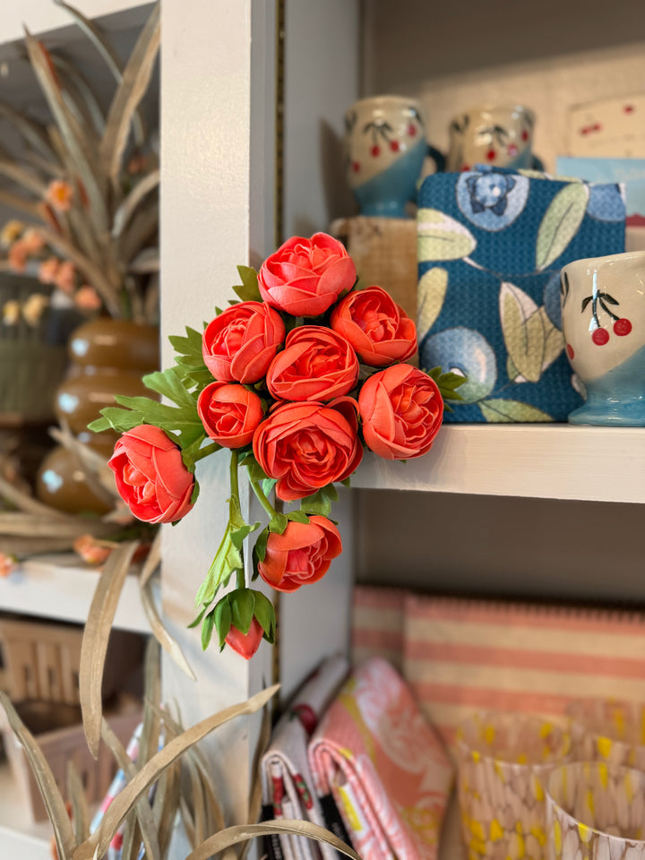 Coral Ranunculus Bundle