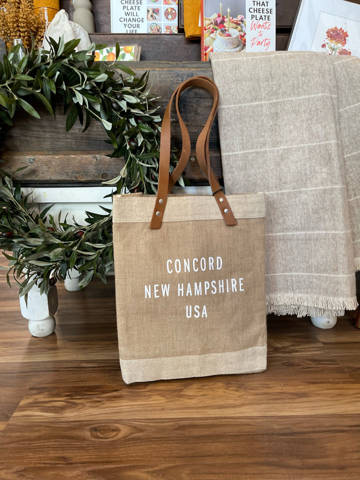'Concord New Hampshire USA' Market Tote