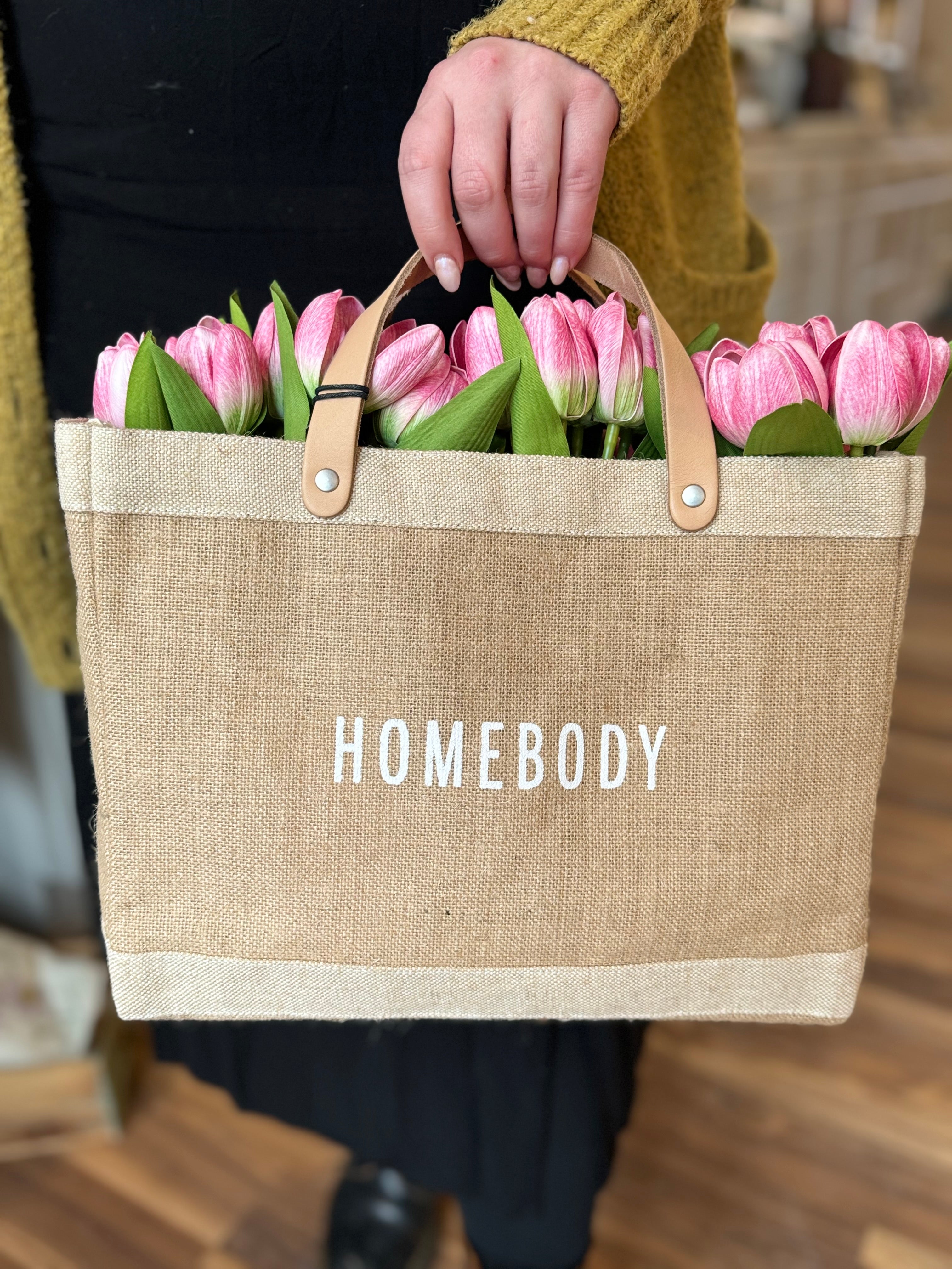 Homebody Petite Market Bag in Natural