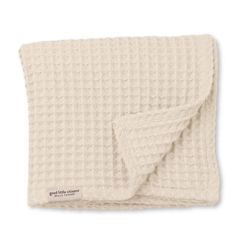 Bella Tunno Waffle Baby Blanket Linen