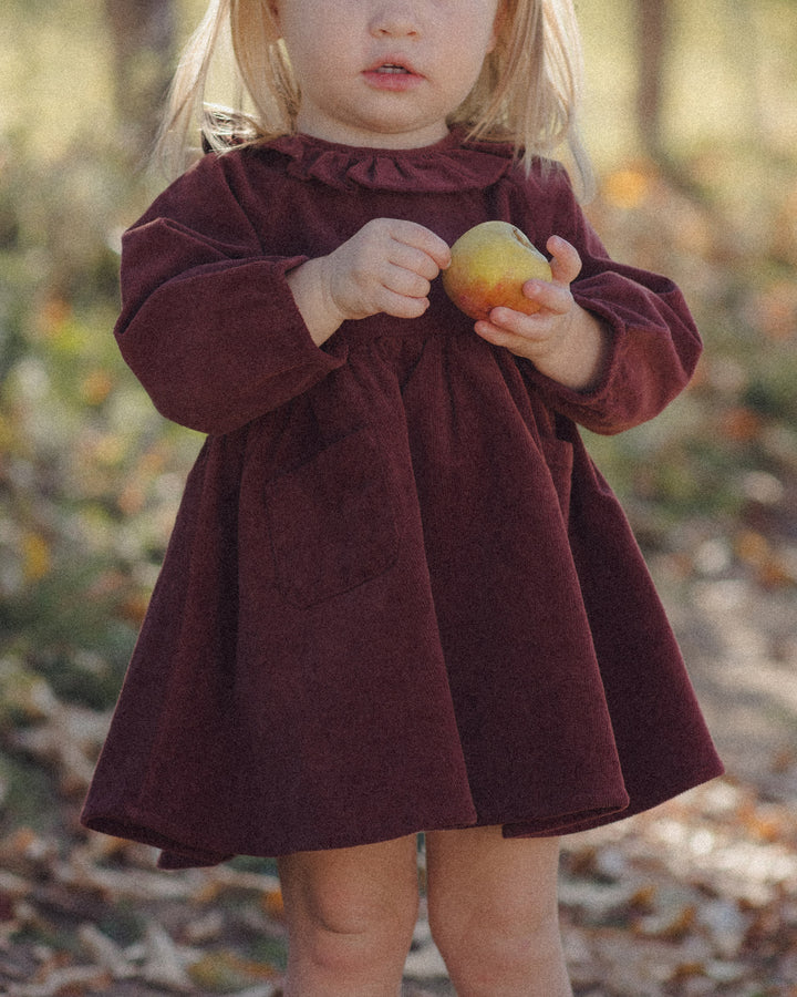 Quincy Mae Simone Dress || Black Cherry