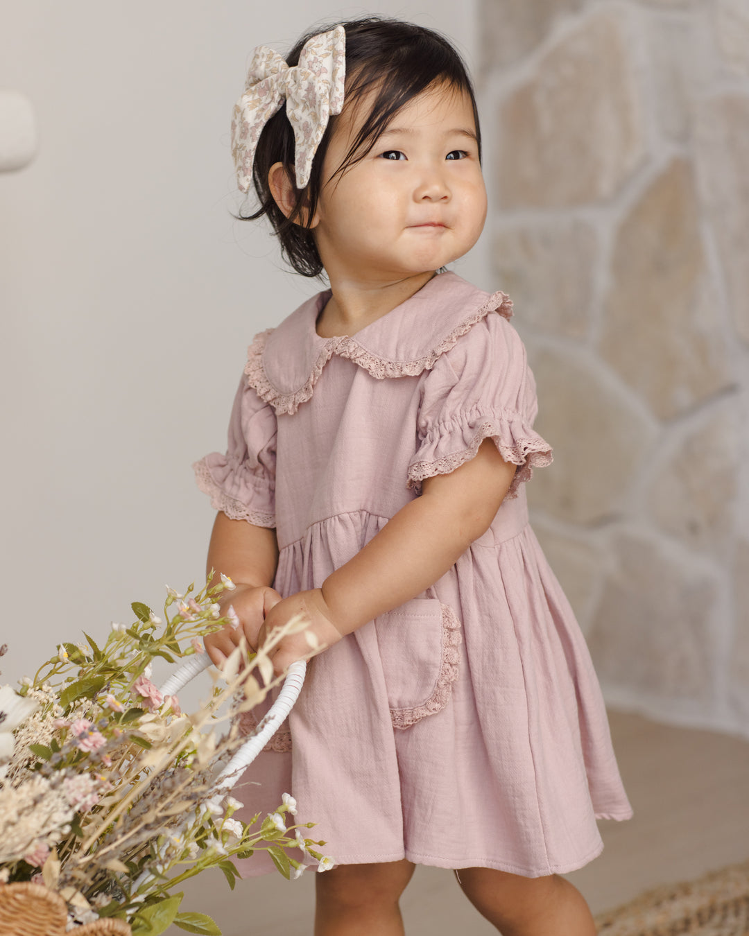 Quincy Mae Marisol Dress || Mauve