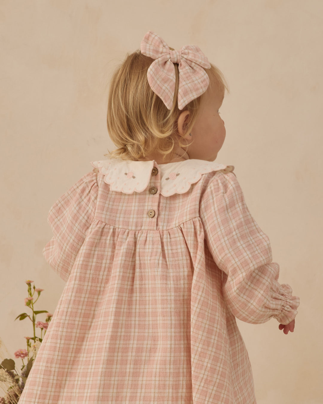 Quincy Mae Callie Dress || Pink Plaid