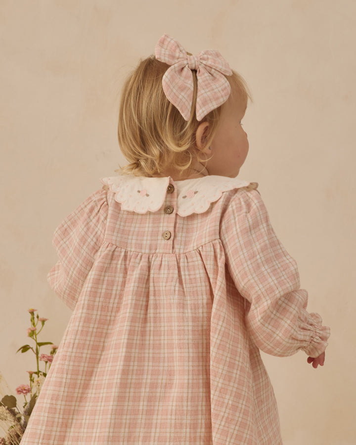 Quincy Mae Callie Dress || Pink Plaid