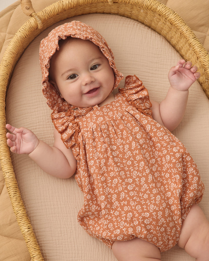 Quincy Mae Maya Romper || Poppy Floral